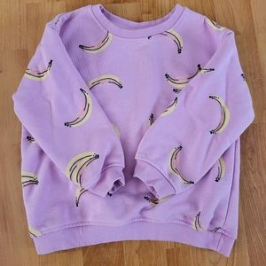 Zara Toddler Banana Sweatshirt